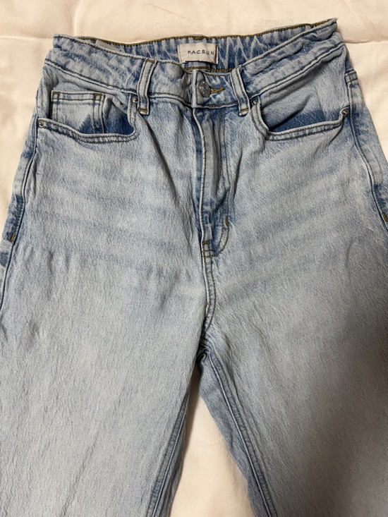 PacSun women’s size 25 Light Blue Straight Leg Jeans - Picture 4 of 6